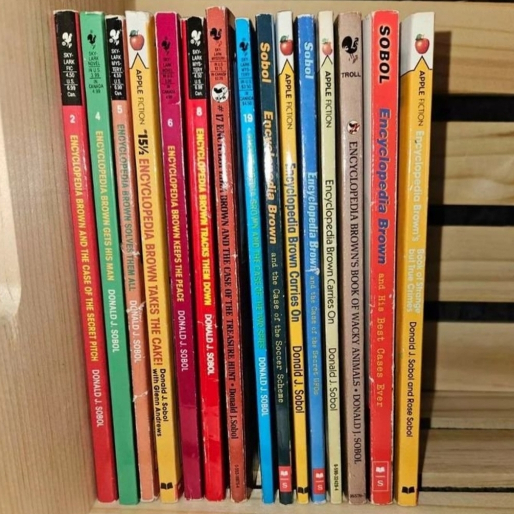 Encyclopedia brown book lot